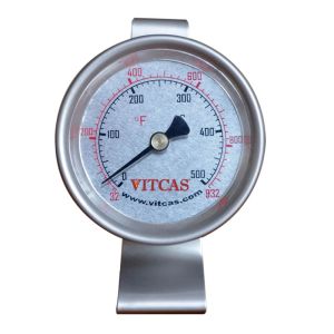 Brīvi novietojams krāsns termometrs 0 °C–500 °C